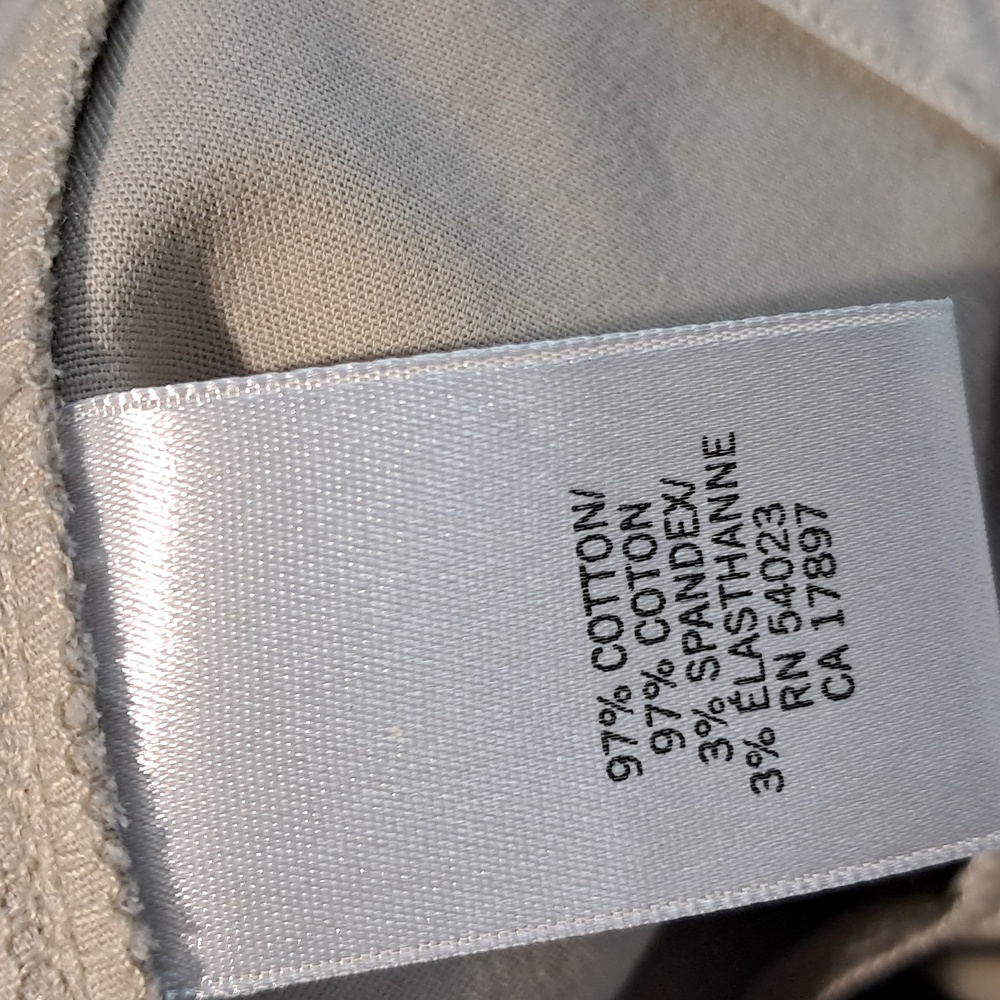 Banana Republic Jackson Fit. 4 Long.‎ Tan. - Picture 9 of 12